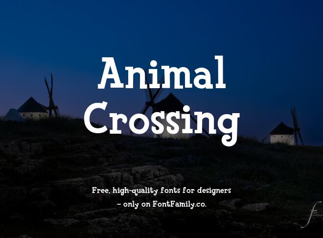 Animal Crossing Font