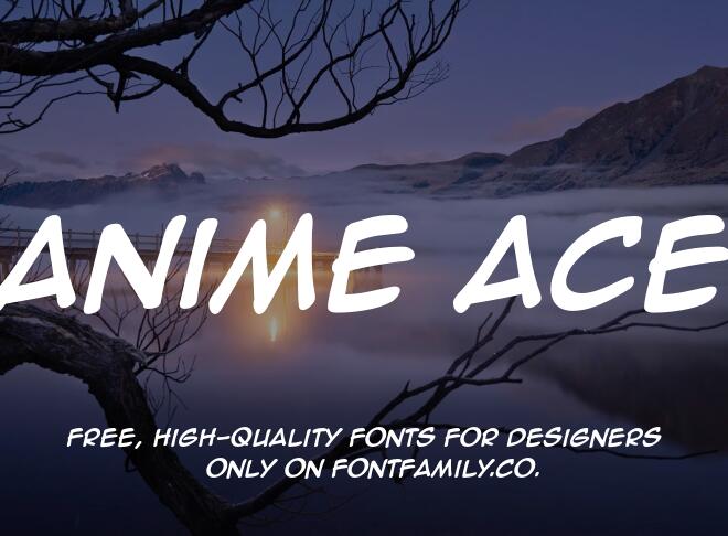 Anime Ace Font