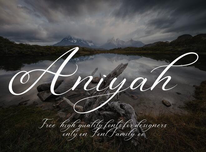 Aniyah Font