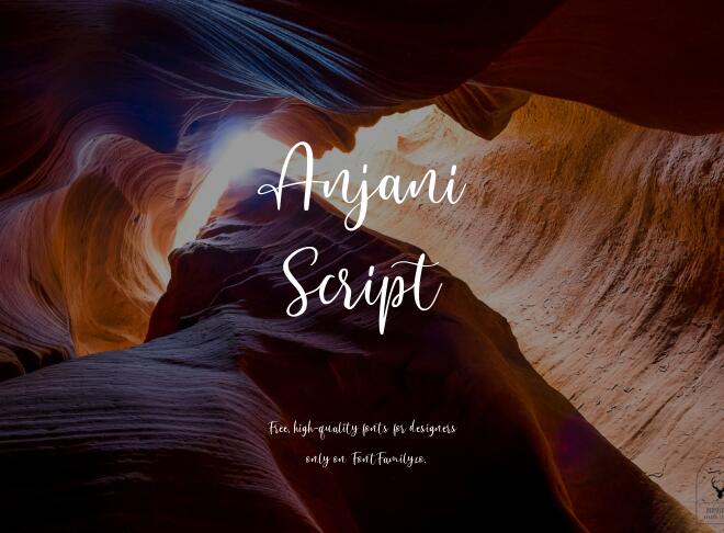 Anjani Script Font