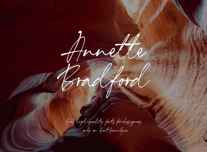 Annette Bradford Font