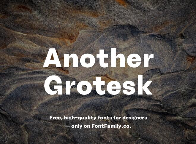 Another Grotesk Font