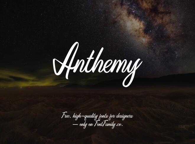 Anthemy Font