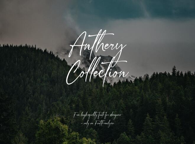 Anthery Collection Font