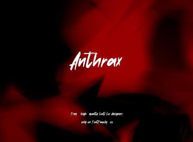 Anthrax Font
