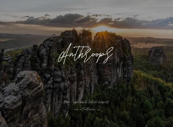 Anthroops Font
