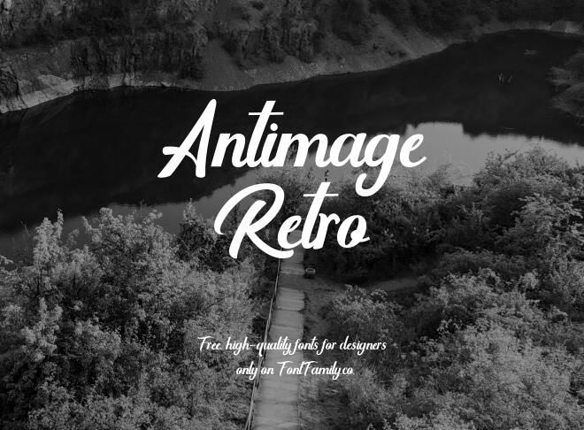 Antimage Retro Font