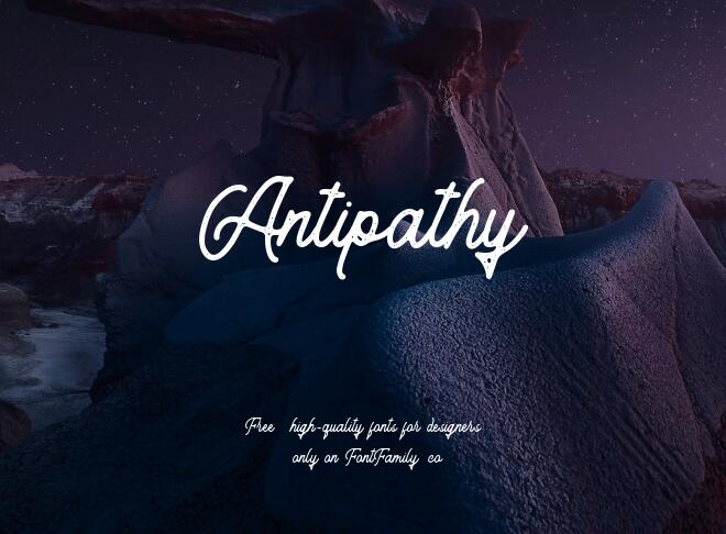 Antipathy Font
