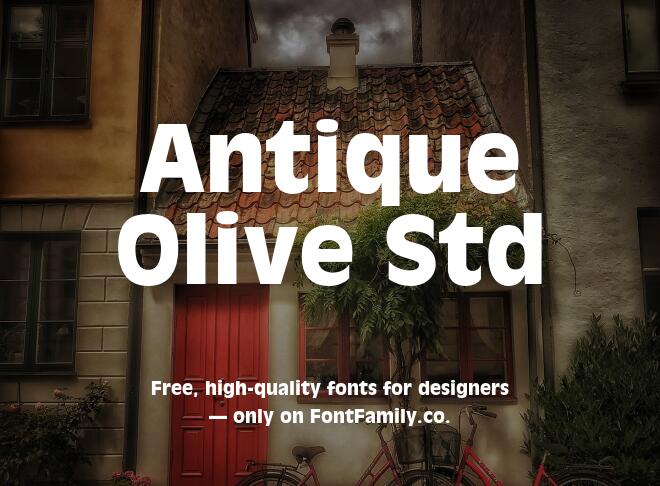 Antique Olive Std Font