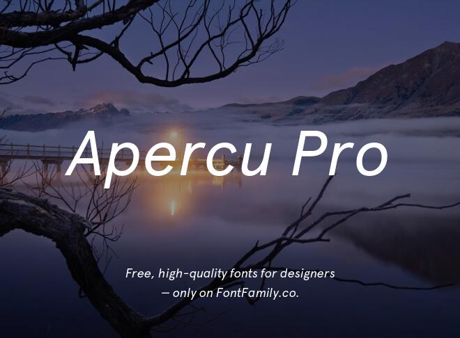 Apercu Pro Font