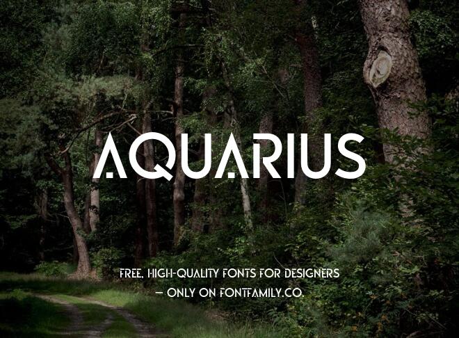 Aquarius Font
