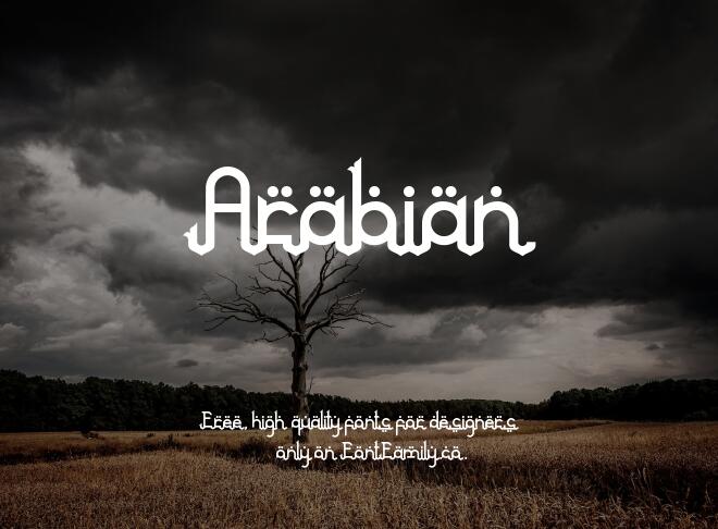 Arabian Font