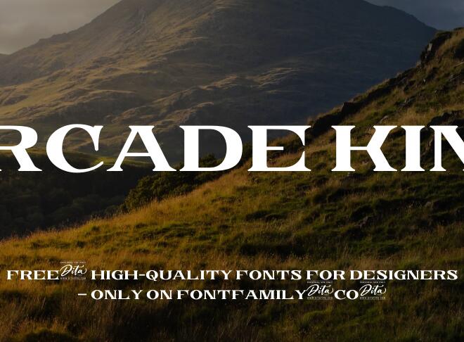 Arcade King Font