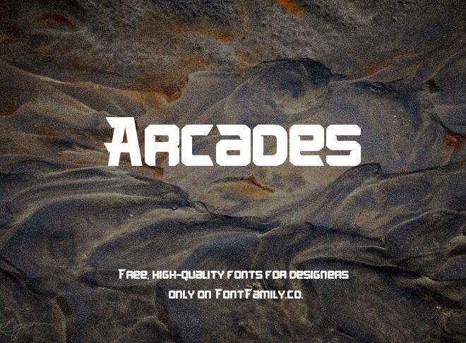 Arcades Font