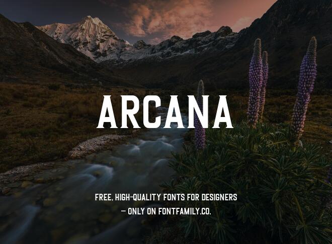 Arcana Font