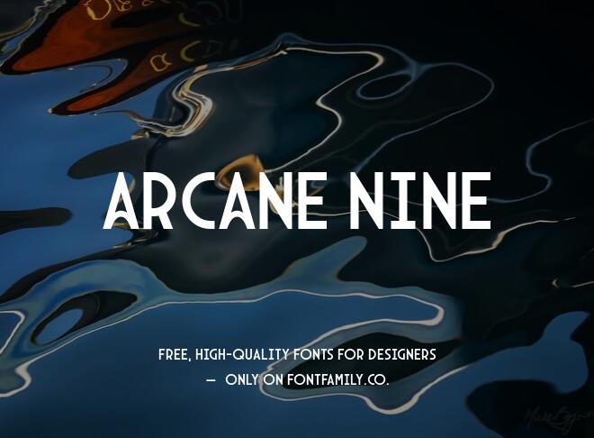 Arcane Nine Font