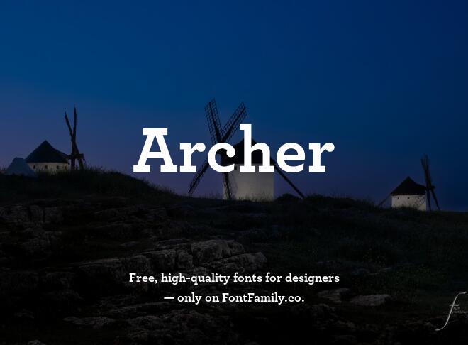 Archer Font