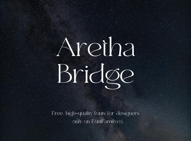 Aretha Bridge Font