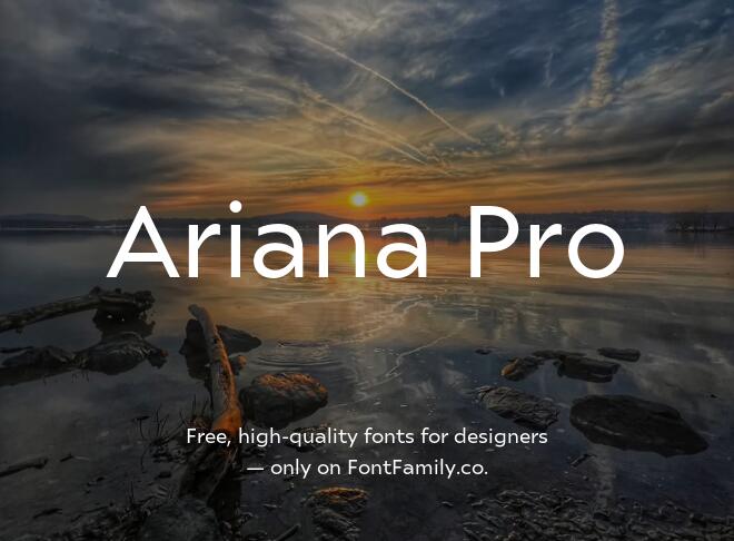 Ariana Pro Font