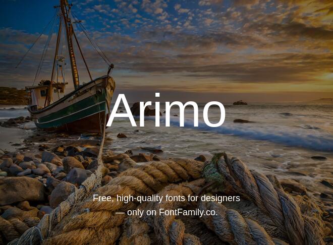 Arimo Font