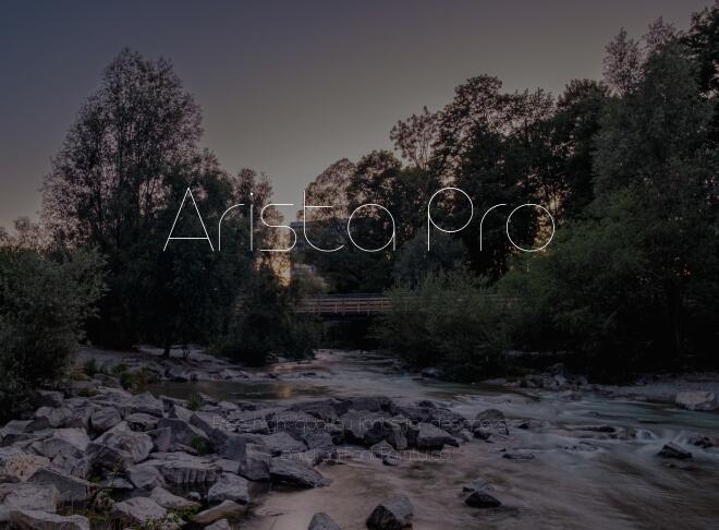 Arista Pro Font