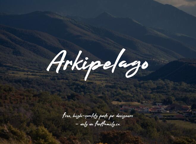 Arkipelago Font