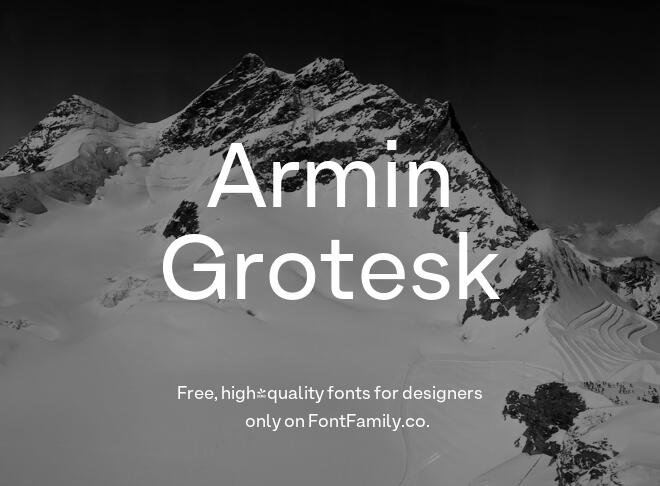 Armin Grotesk Font