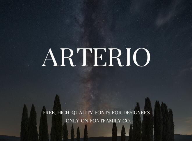 Arterio Font