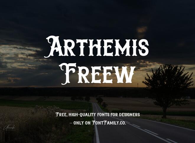 Arthemis Freew Font