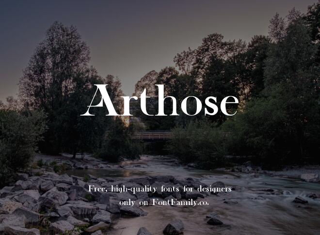 Arthose Font