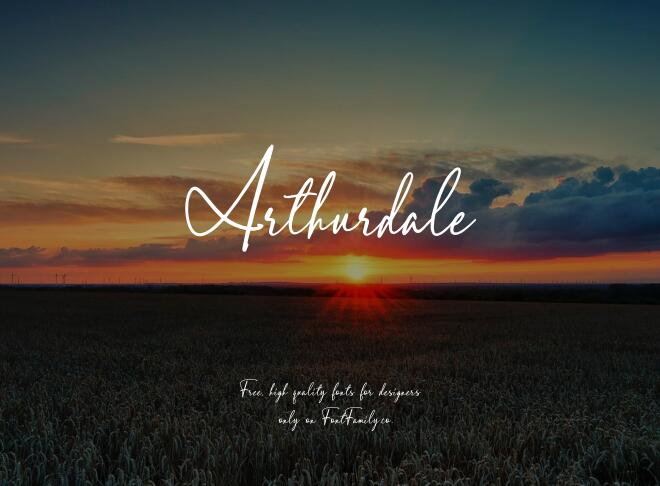 Arthurdale Font