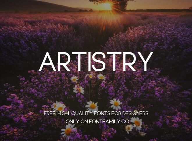Artistry Font