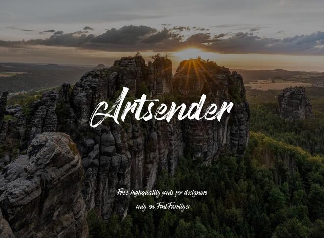 Artsender Font
