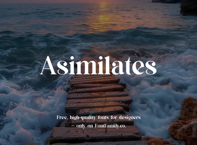 Asimilates Font