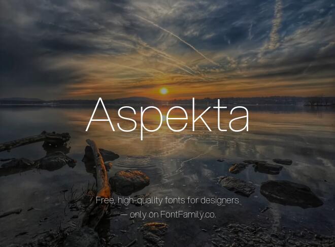 Aspekta Font