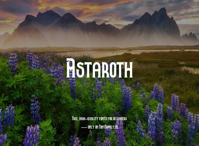Astaroth Font