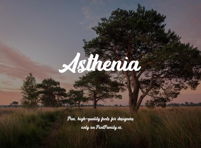 Asthenia Font