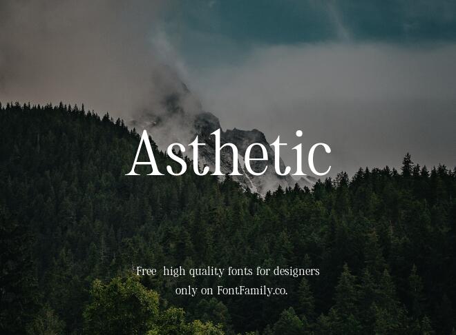 Asthetic Font