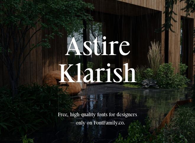 Astire Klarish Font