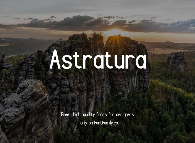 Astratura Font