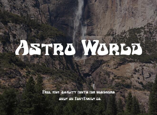 Astro World Font