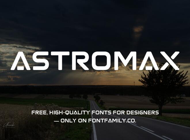 Astromax Font