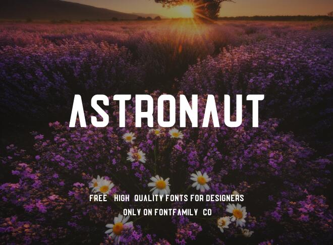 Astronaut Font
