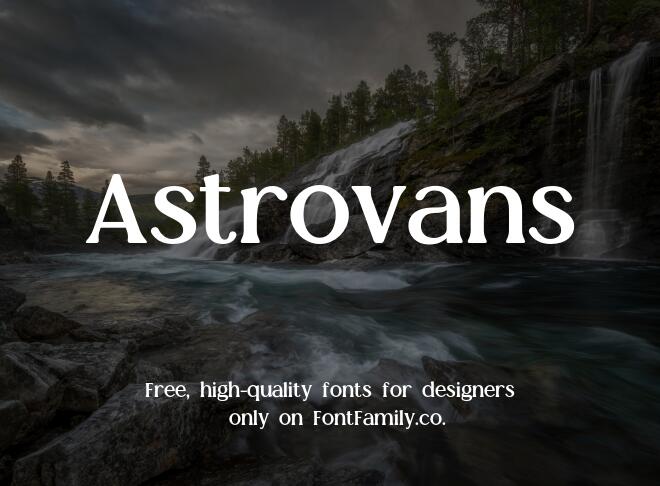Astrovans Font