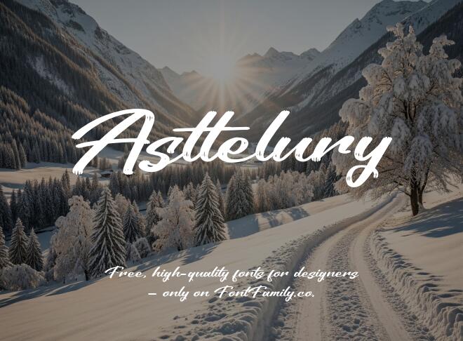 Asttelury Font