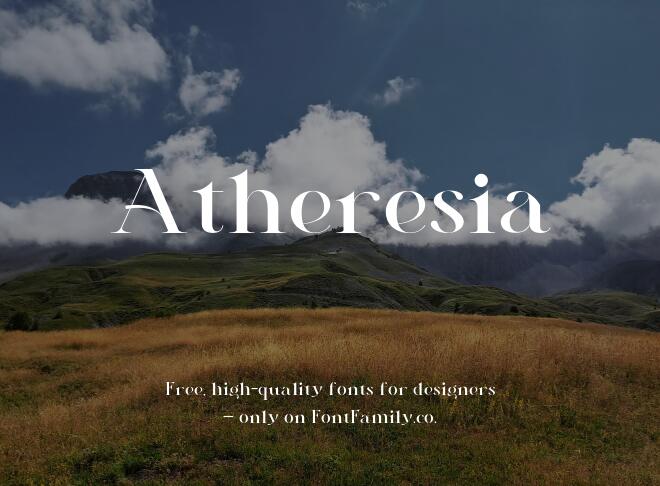 Atheresia Font