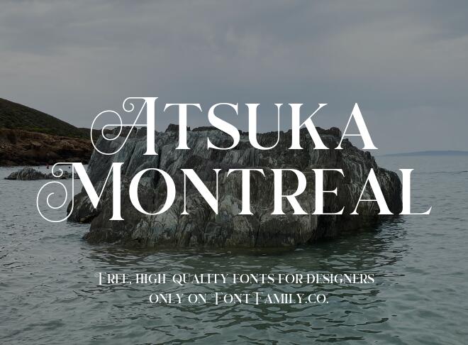 Atsuka Montreal Font