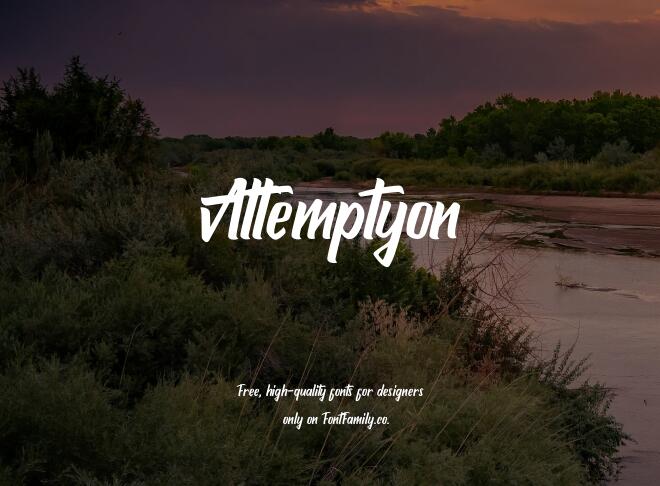 Attemptyon Font