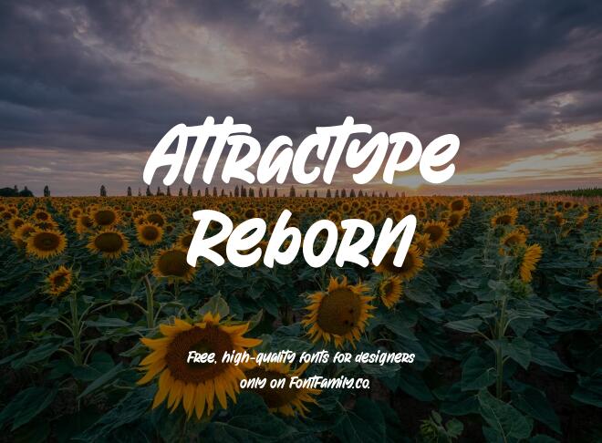 Attractype Reborn Font