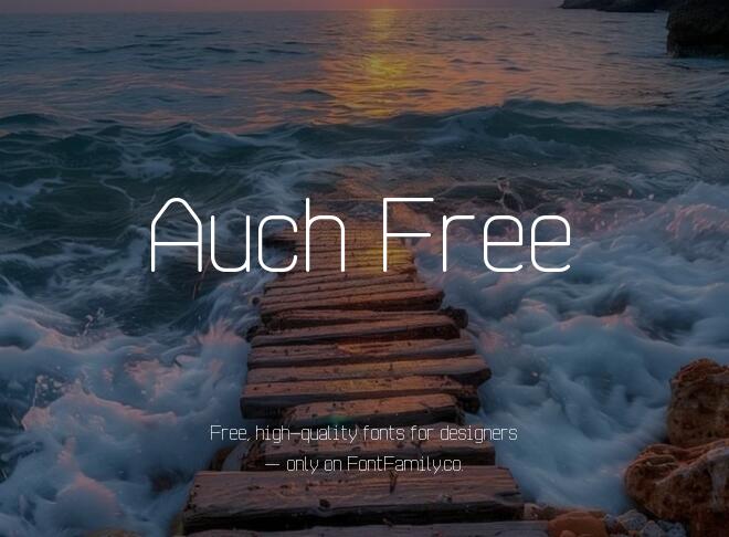 Auch Free Font